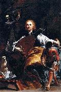 Giuseppe Maria Crespi Count Fulvio Grati oil painting
